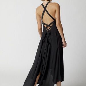 Ecote Janet Strappy-Back Midi Dress